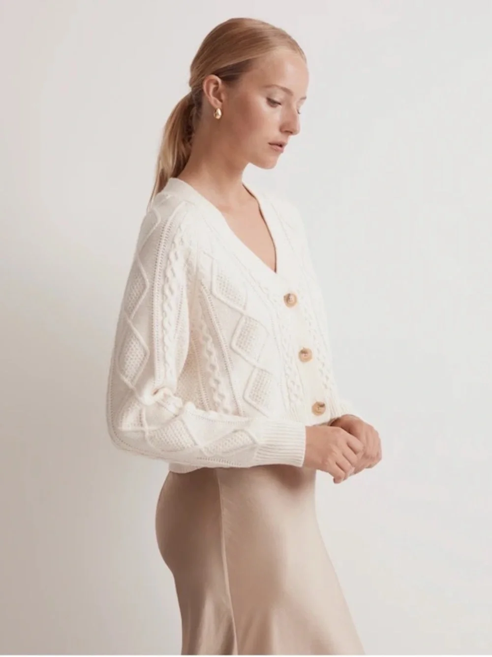 Madewell Cropped Cardigan - Picture 2 of 12